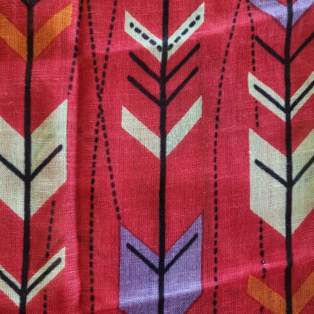 Pistil Celeste Poppy Rectangular Scarf/ Wrap / Shawl - Picture 7 of 15